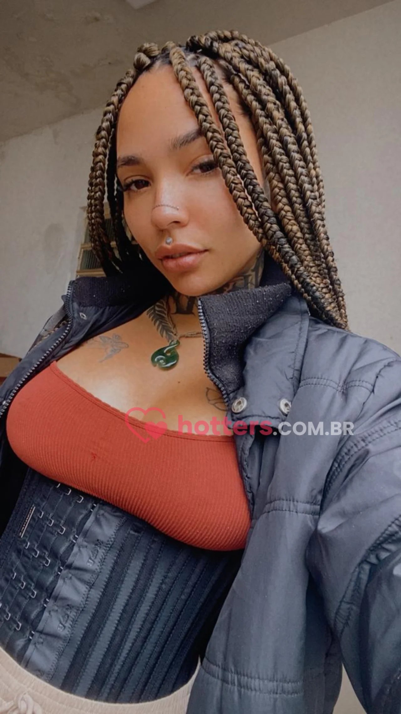 Morena nordestina RN tatuada